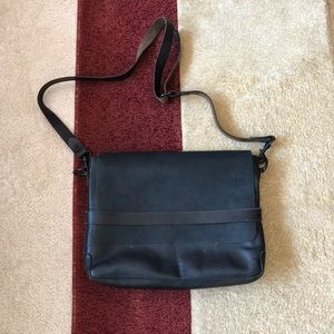 Allsaints Leather Messenger Bag